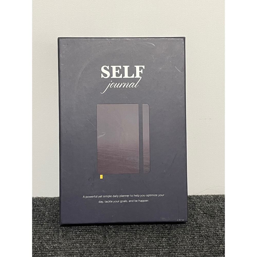 BestSelf Co SELF Journal Daily Planner Charcoal Gray Undated 13 Week‎ tracker